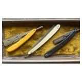 G - Vintage Finds including Miniature Violins, Straight Razors and More