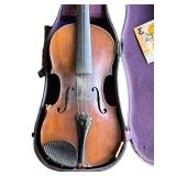 G - Vintage Violin in Case with Bow
