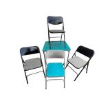 G - Samsonite Monarch Folding Table & Chairs (Lot of 9)