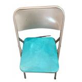 G - Samsonite Monarch Folding Table & Chairs (Lot of 9)