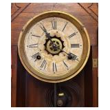 K -Antique Gingerbread Style Waterbury Mantel Clock