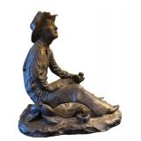 LL - Vintage Waiting for the Next Go Round Sculpture by Terrance Patterson