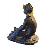 LL - Vintage Waiting for the Next Go Round Sculpture by Terrance Patterson