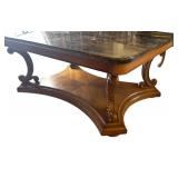 LR - Vintage Marble Top Coffee Table