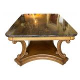 LR - Vintage Marble Top Coffee Table