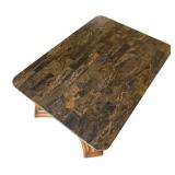 LR - Vintage Marble Top Coffee Table