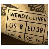 MB - Hey Dude Wendy Linen Shoes - Size 8