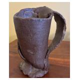 MB - Artisan Crafted Two Pottery Cups with Vase by JD