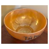 MB - Vintage Fire King Egg Nog Lusterware Bowl with 5 Mugs Set