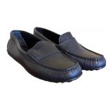 MB - Aquatalia Black Leather Loafers - Size EU 40