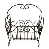 MB - Vintage Scrollwork Metal Literature Stand