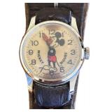 K - Vintage Mickey Mouse Watch by Bradley