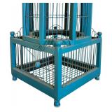MB - Vintage Teal Decorative Cage