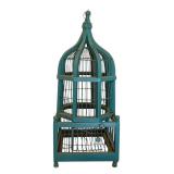 MB - Vintage Teal Decorative Cage