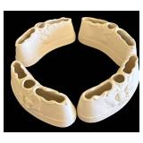 MB - Dresden Four Piece Porcelain Flower Holders
