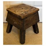 MB - Charming Vintage Wooden Stool