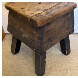 MB - Charming Vintage Wooden Stool