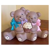 MB - Trio of Ceramic Bear Figurines