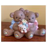 MB - Trio of Ceramic Bear Figurines