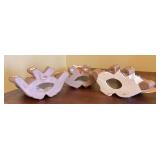 MB - Trio of Ceramic Bear Figurines