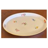 LR - Petite Meissen Vintage Floral Tea Set - Cups, Saucers, Sugar Bowl, Creamer, Pitcher, Platter