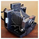 MB - Polaroid Land Camera Automatic 100 with Portrait Attachment 581 and Case