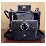 MB - Polaroid Land Camera Automatic 100 with Portrait Attachment 581 and Case