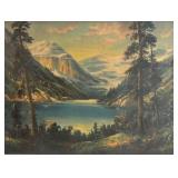 MB - Lake Louise Print by William M. Thompson
