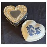 MB - Pfaltzgraff & Things Remembered Heart Trinket Boxes