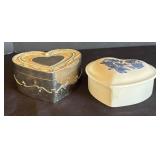MB - Pfaltzgraff & Things Remembered Heart Trinket Boxes