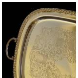 MB - Two Vintage Silver Plate Kensington Serving Trays