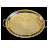 MB - Two Vintage Silver Plate Kensington Serving Trays
