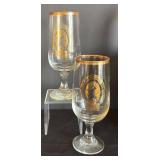 MB - Vintage Ice Bucket Set with Coors Light Stemware