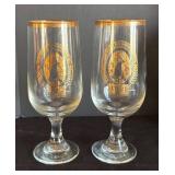 MB - Vintage Ice Bucket Set with Coors Light Stemware