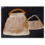 MB - Lovely Vintage Woven & Beaded Handbags