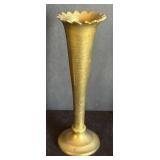 MB - Vintage Brass Ewer & Vase Set with Oil Candle Lamp Base