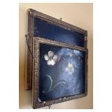 LR - Vintage Double-Frame Floral Wall Art