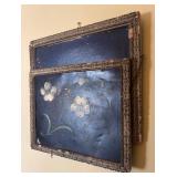 LR - Vintage Double-Frame Floral Wall Art