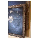 LR - Vintage Double-Frame Floral Wall Art