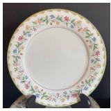 K - Vintage Noritake Elmhurst Floral China Dinner Plates & Bowl
