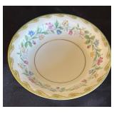 K - Vintage Noritake Elmhurst Floral China Dinner Plates & Bowl