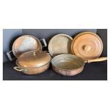 MB - Vintage Copper Cookware Pots & Pans
