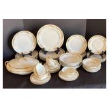 K - Field China Vintage Rose Floral Dinnerware