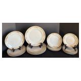 K - Field China Vintage Rose Floral Dinnerware