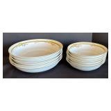K - Field China Vintage Rose Floral Dinnerware