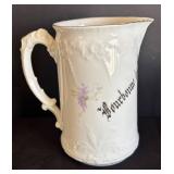 LR - Vintage Pitcher and Vase with Bunny Planter