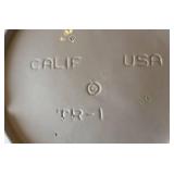 LR - Platters, Bowl and Napkin Rings by Gibson, California Pottery and More