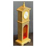 K - Elgin Quartz Miniature Grandfather Clock
