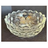 K - Crystal and Clear Glass Decanter, Covered Butter Dish, Bowls and More