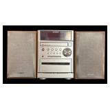 LR - Aiwa CX-LEM50UC CD Stereo System with XR-EM50 Speakers